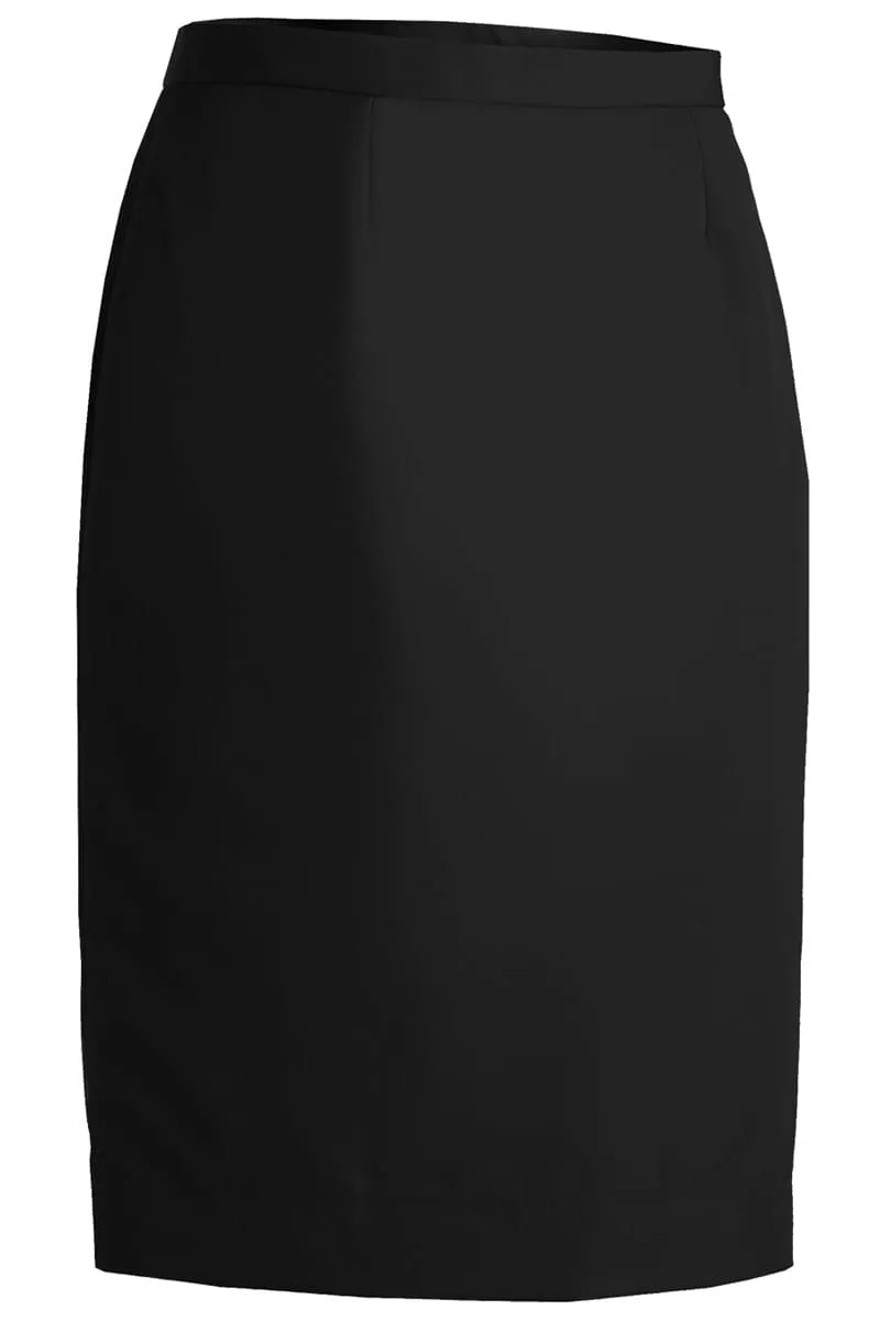 LADIES' POLYESTER STRAIGHT SKIRT