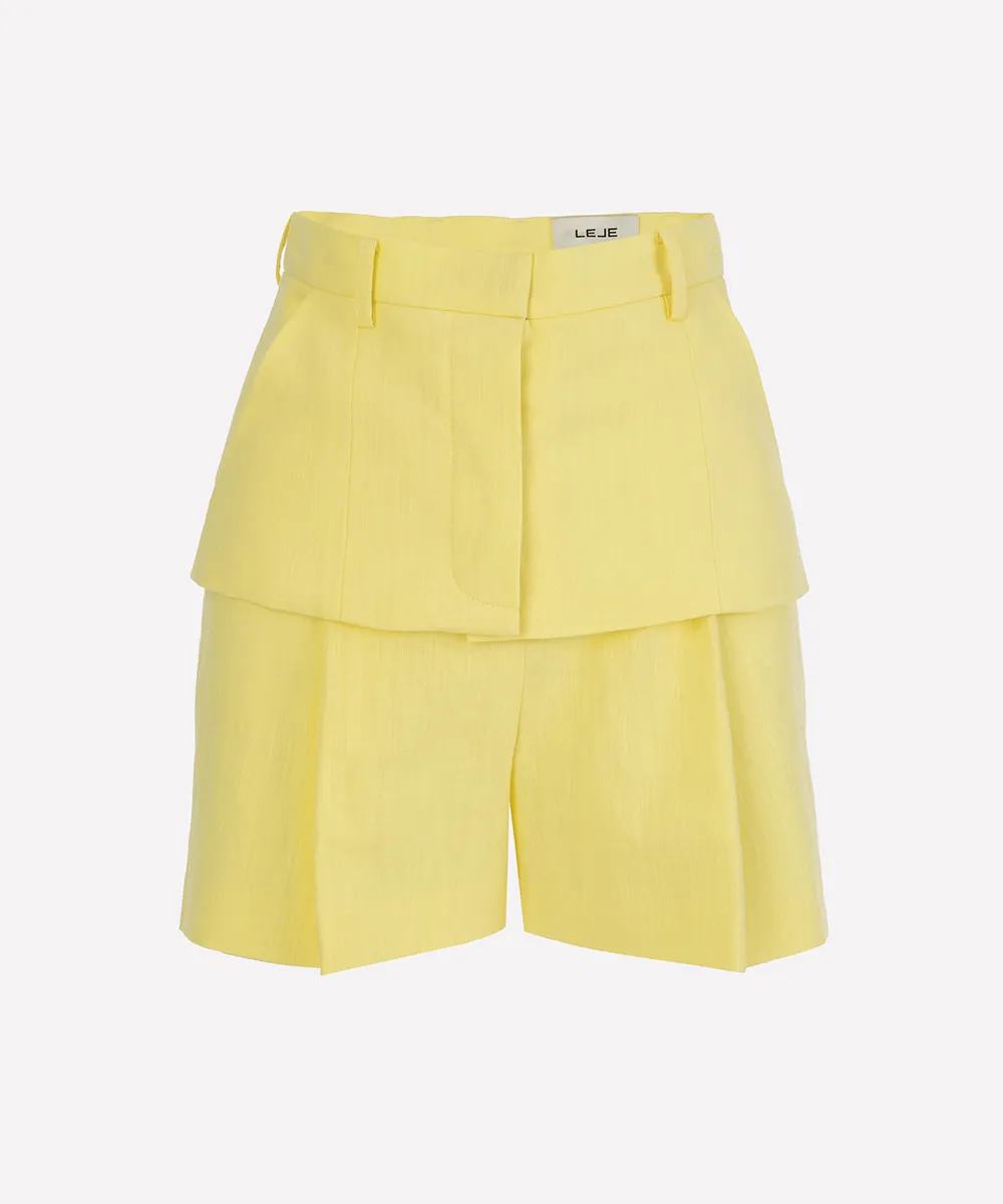 LEJE skirt overlay shorts 