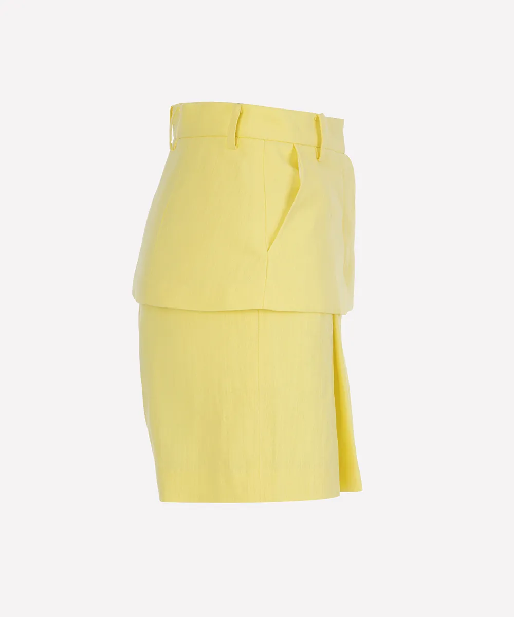 LEJE skirt overlay shorts 