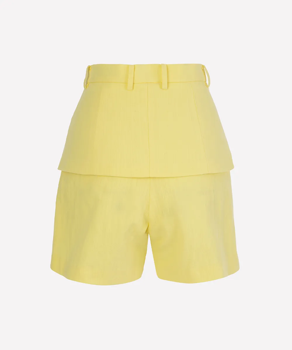 LEJE skirt overlay shorts 