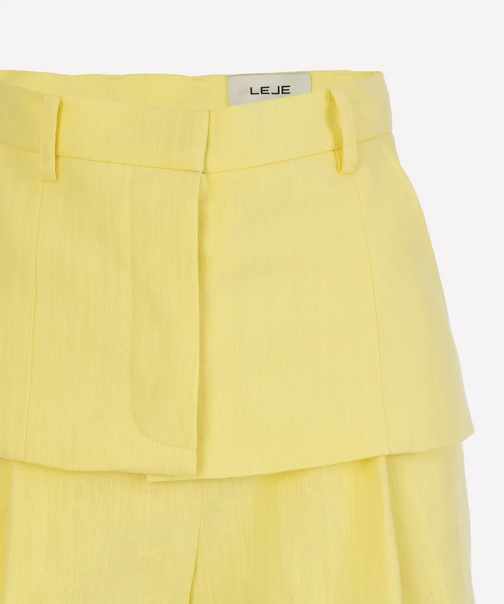 LEJE skirt overlay shorts 