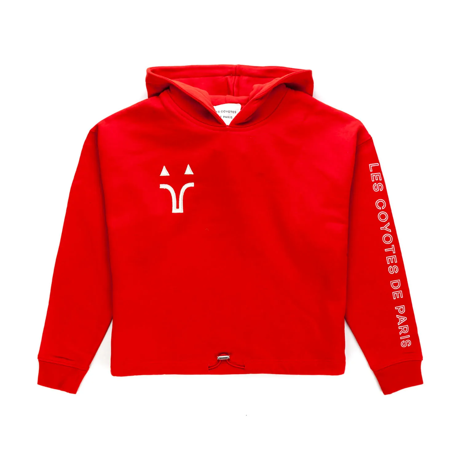 Les Coyotes De Paris Red Hoodie For Girl