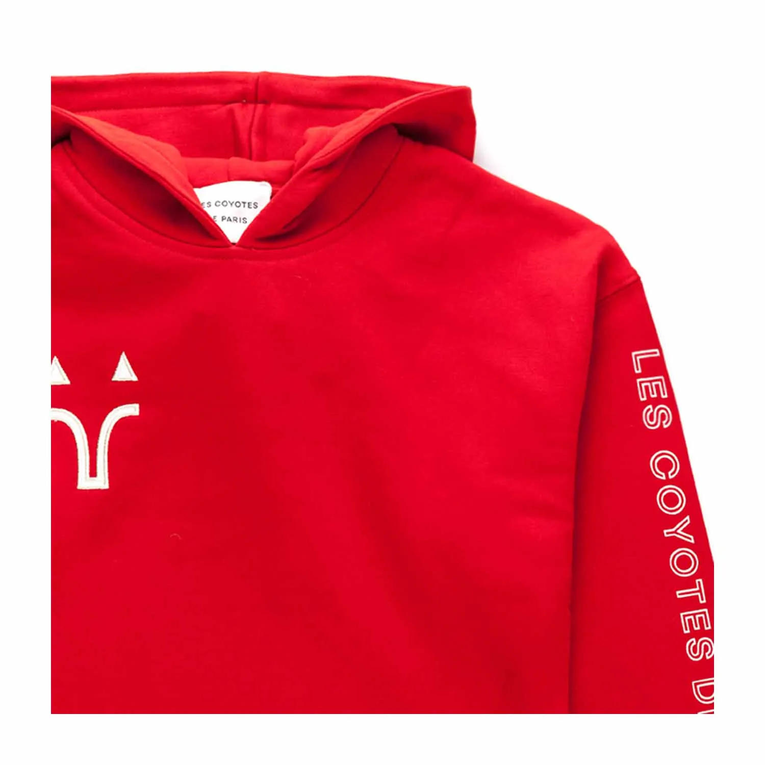 Les Coyotes De Paris Red Hoodie For Girl