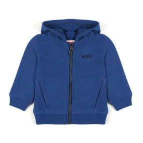 Levi's Unisex Blue Hoodie With Embroidered Logo For Child And Baby