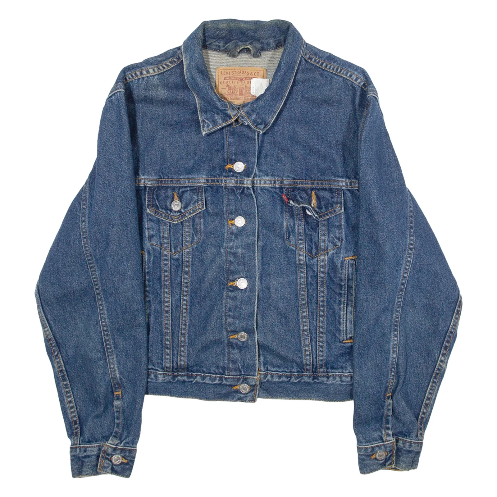 LEVI'S Womens Denim Jacket Blue L