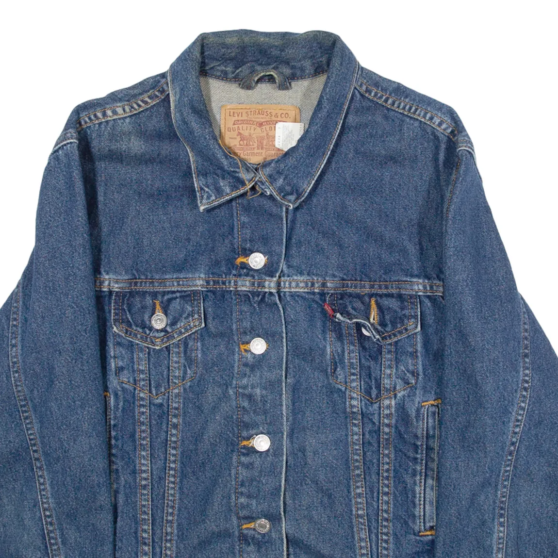 LEVI'S Womens Denim Jacket Blue L