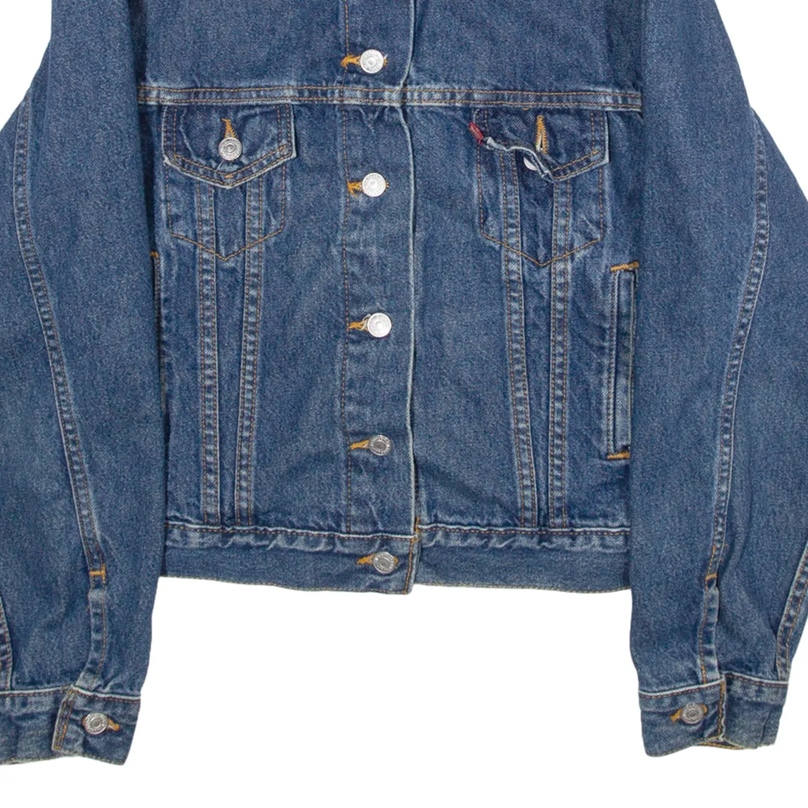 LEVI'S Womens Denim Jacket Blue L