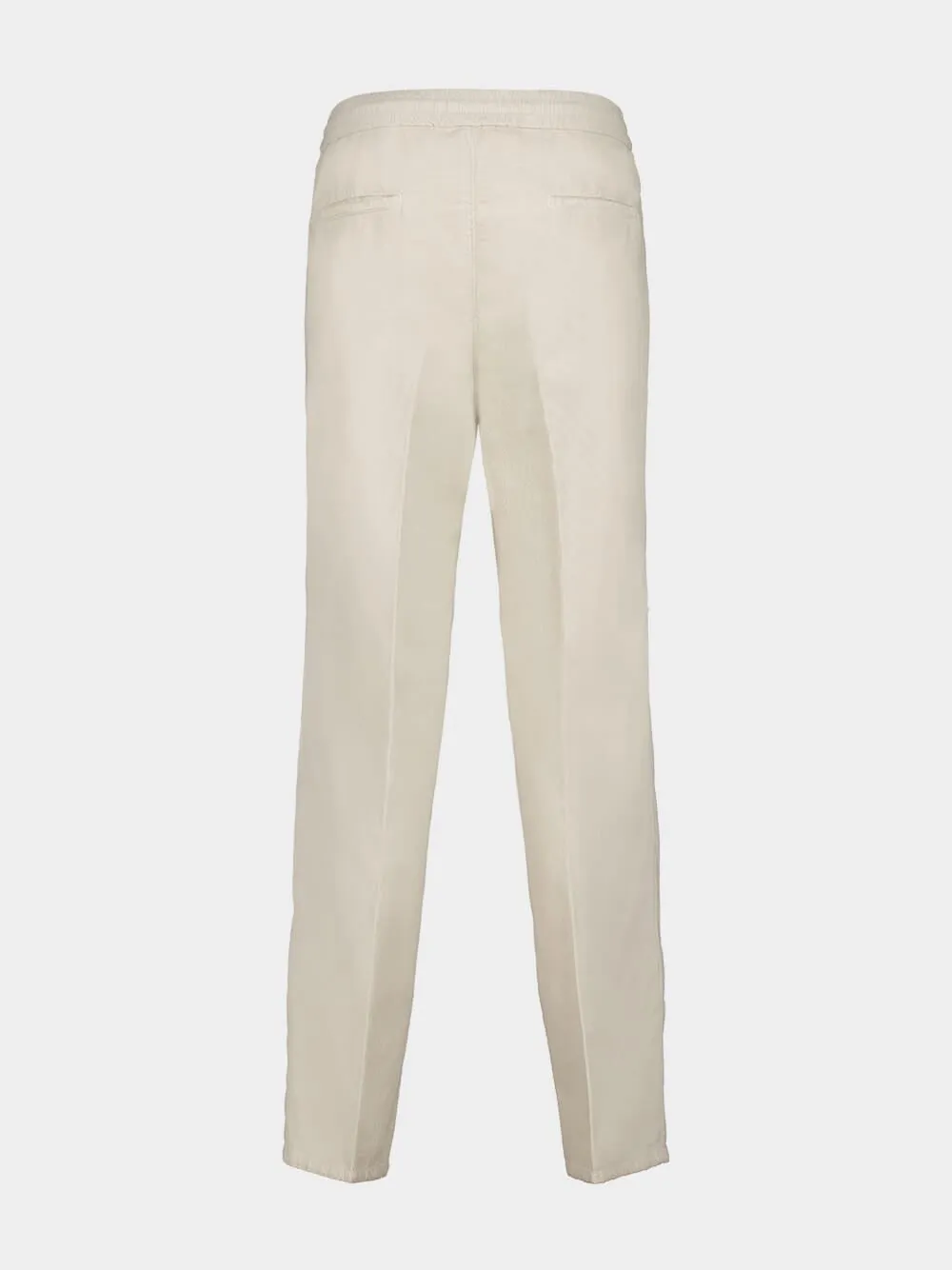 Light Beige Corduroy Trousers