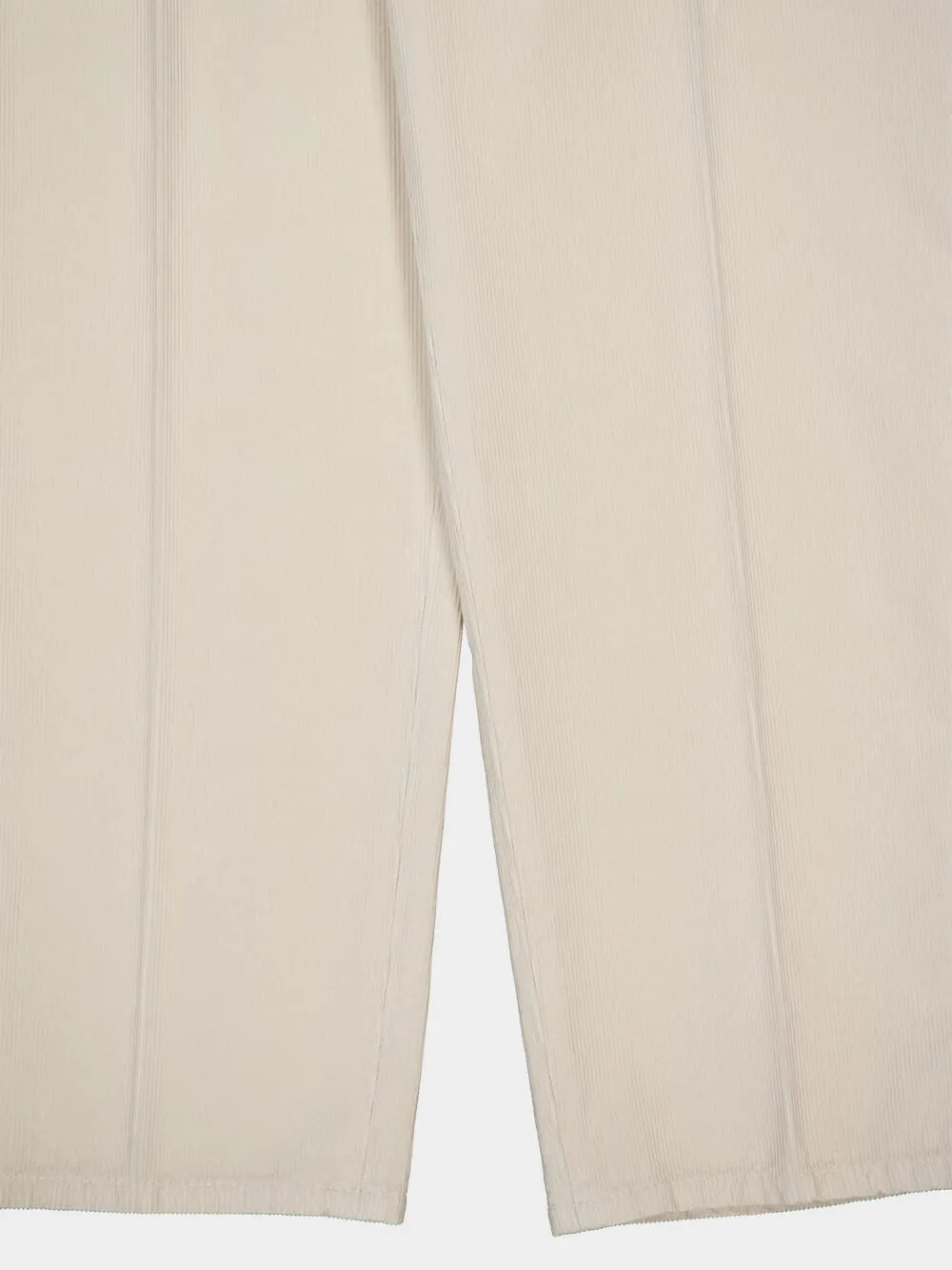 Light Beige Corduroy Trousers