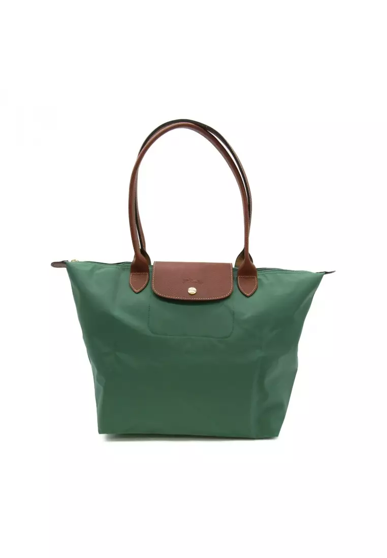 Longchamp Pre-loved LONGCHAMP Le Preage Original L Shoulder bag Shoulder bag others Recycled Polyamide green sage