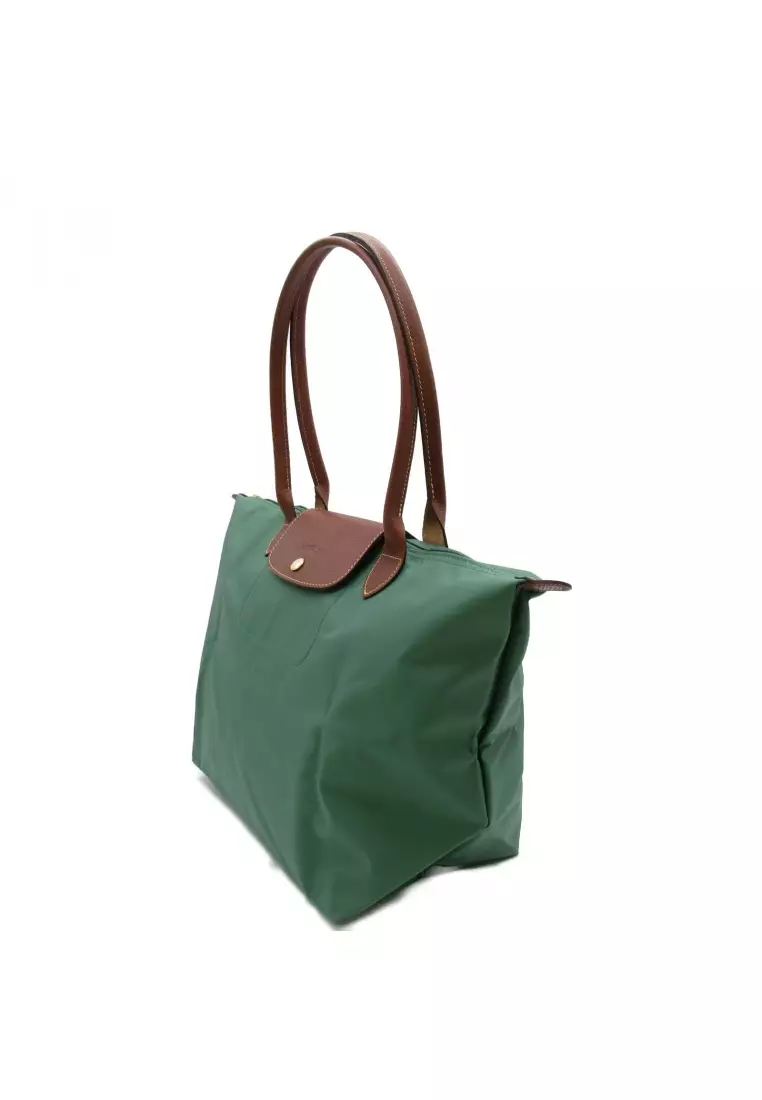 Longchamp Pre-loved LONGCHAMP Le Preage Original L Shoulder bag Shoulder bag others Recycled Polyamide green sage