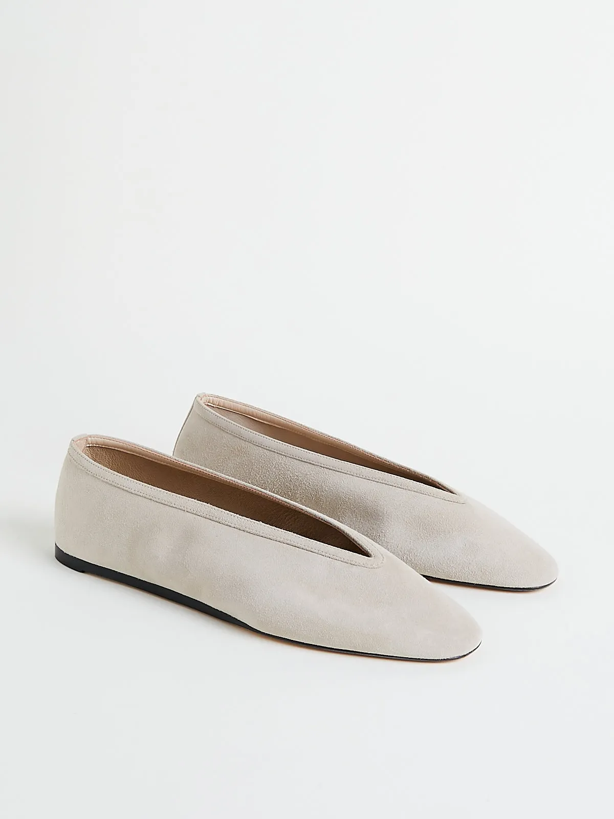 Luna Slipper in Grey Suede