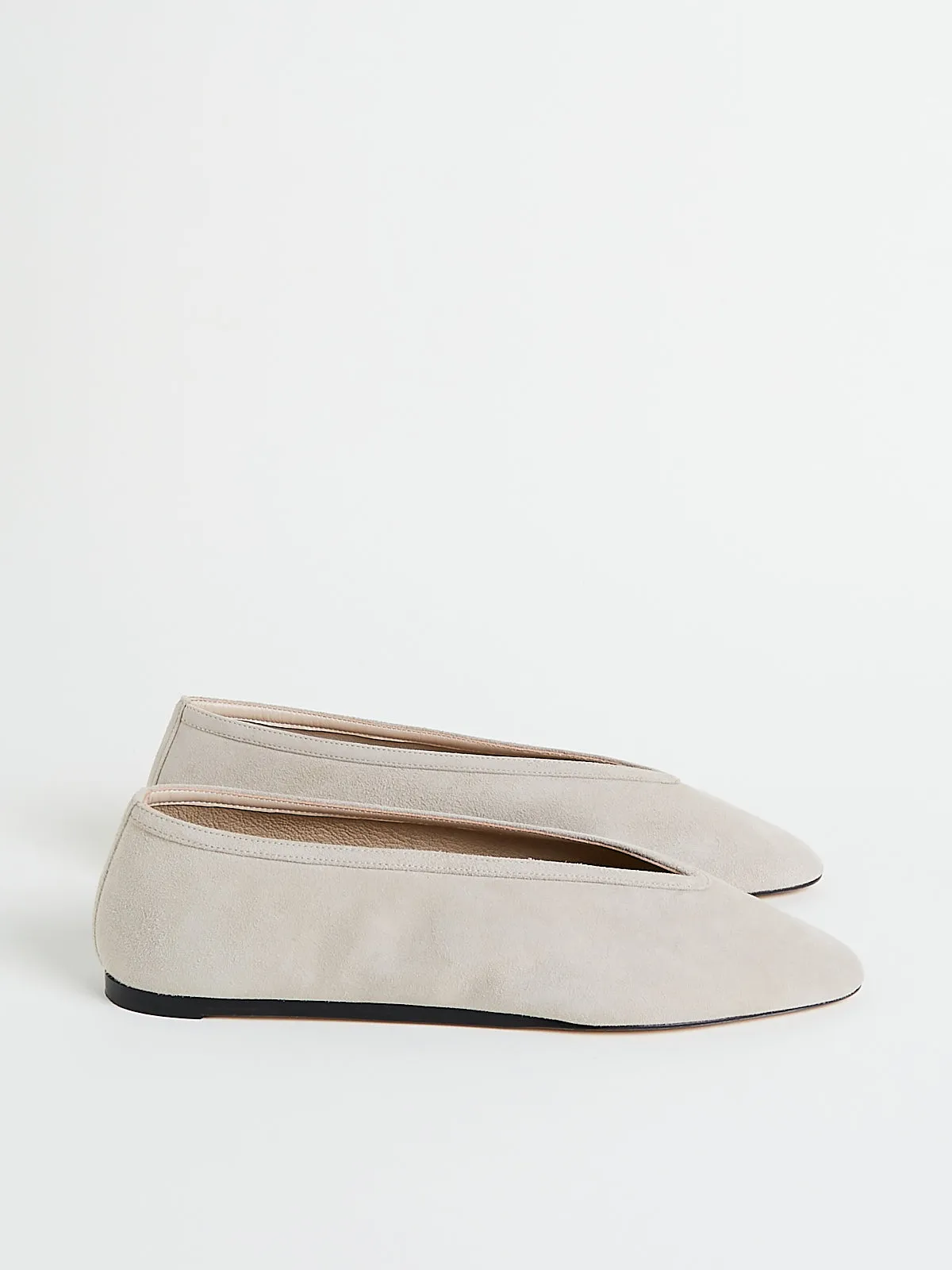 Luna Slipper in Grey Suede