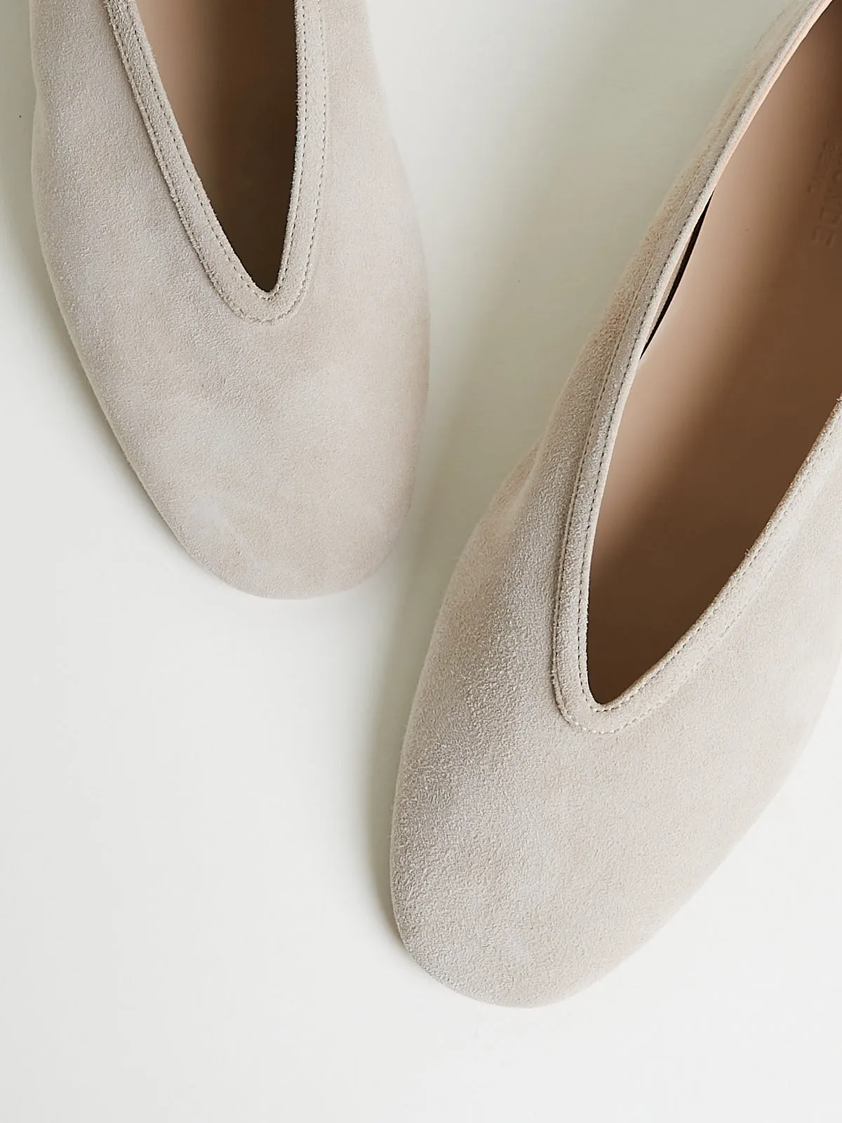 Luna Slipper in Grey Suede