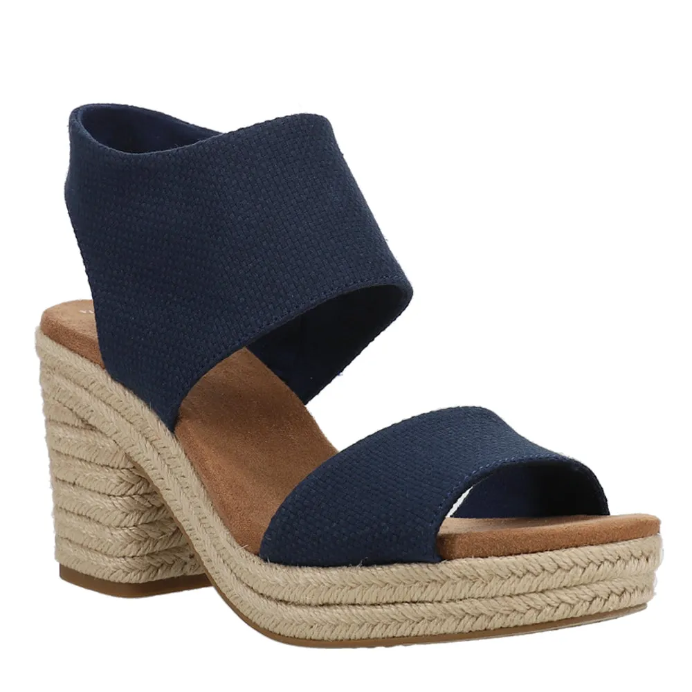 Majorca Rope Block Heel Espadrille Sandals