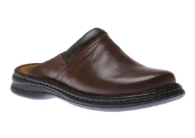 Max Brandy Brown Leather Slipper