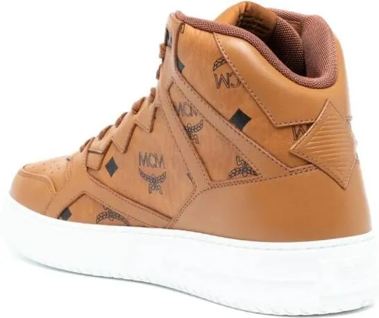 MCM Neo Terrain canvas sneakers Brown