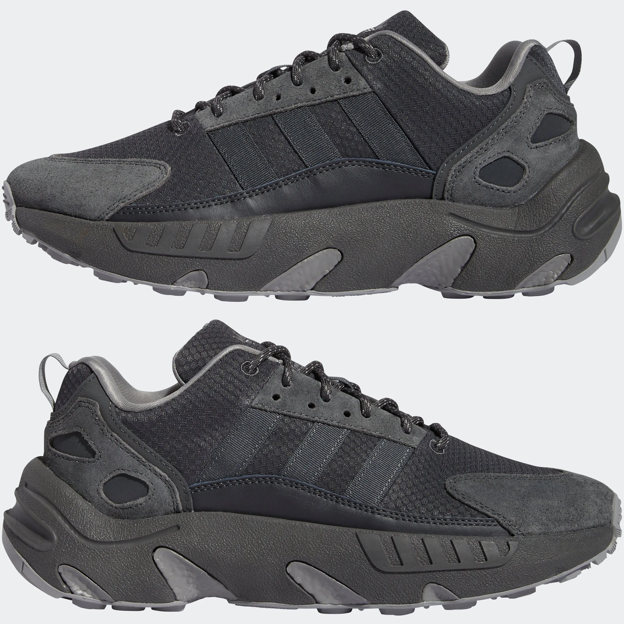 Men's adidas Originals ZX 22 BOOST Shoes Dark Solid Grey