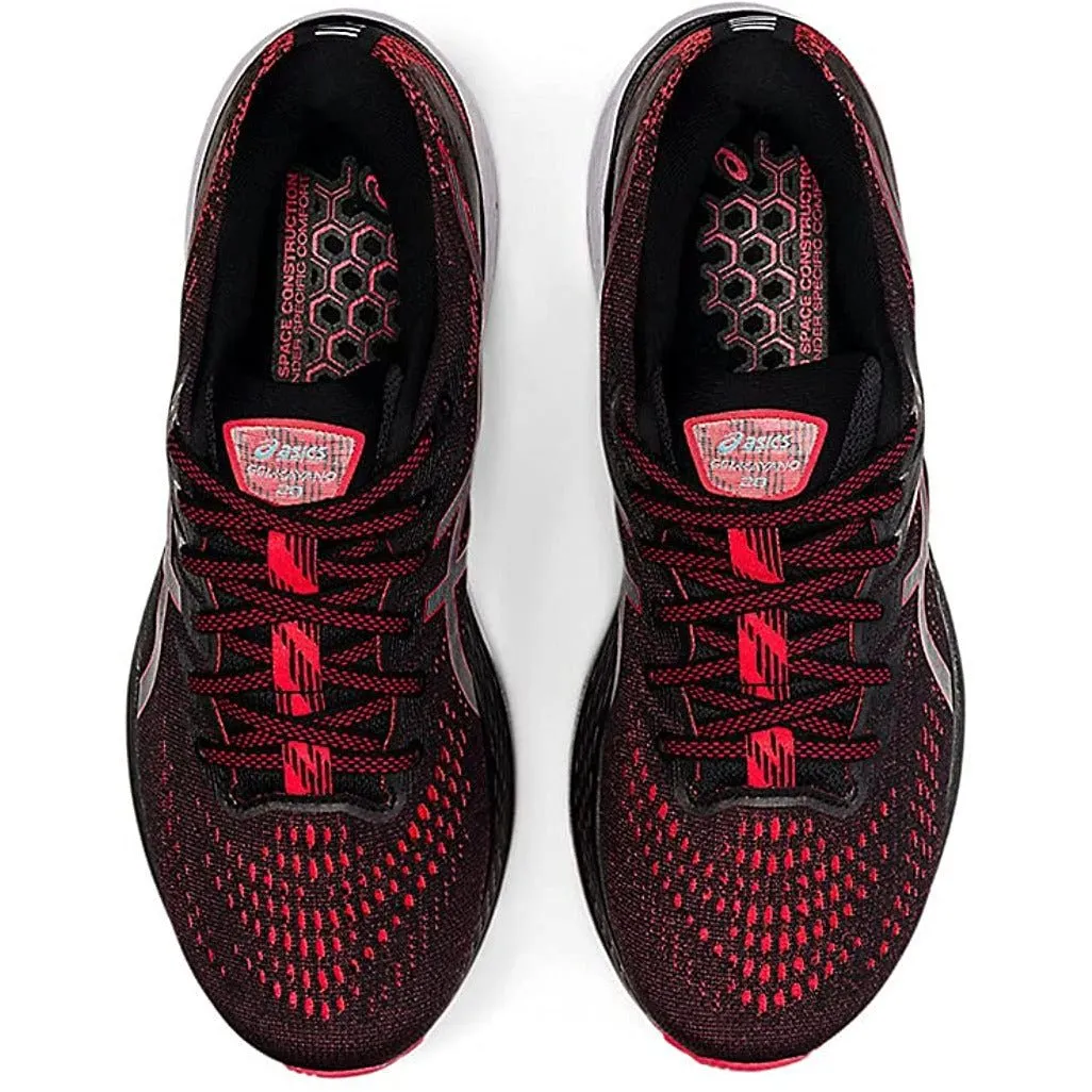 Men's ASICS Gel-Kayano 28 (Black/Electric Red)