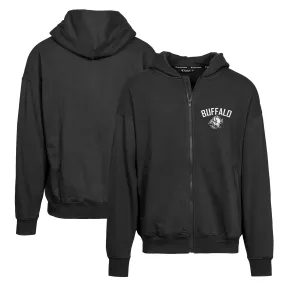 Men's Buffalo Sabres Levelwear Black Uphill City Capsule Full-Zip Hoodie