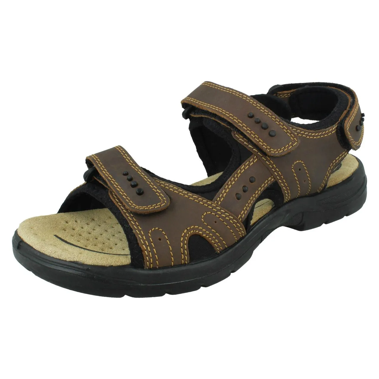 Mens Catesby Casual Hook & Loop Sandals MCATESC32011E