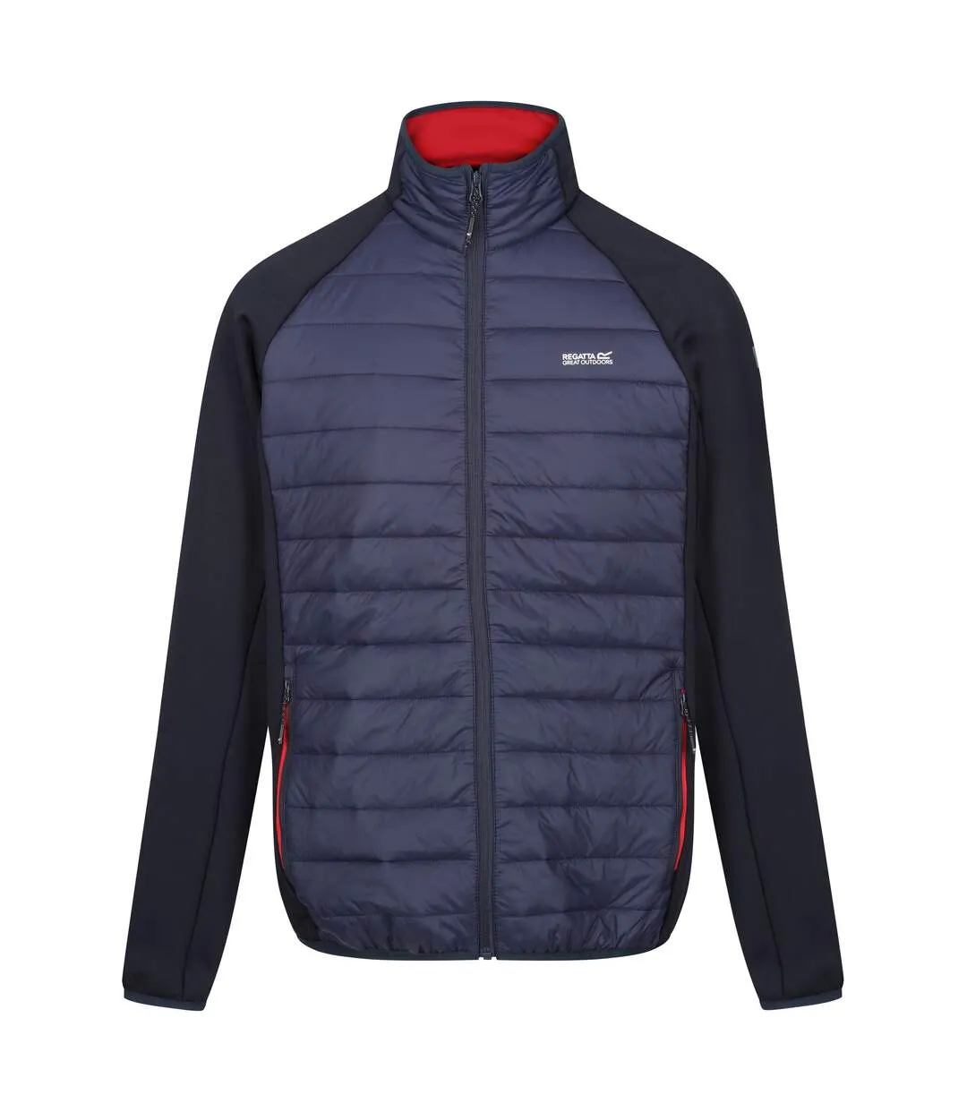 Mens clumber iv hybrid jacket navy/danger red Regatta