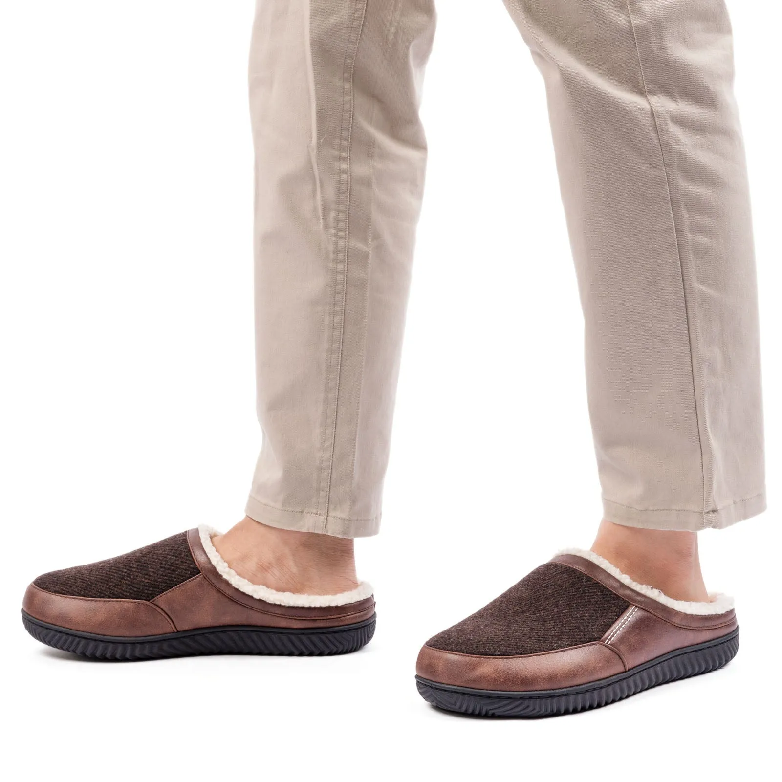 Men's Colton Sherpa Lined Clog Slipper