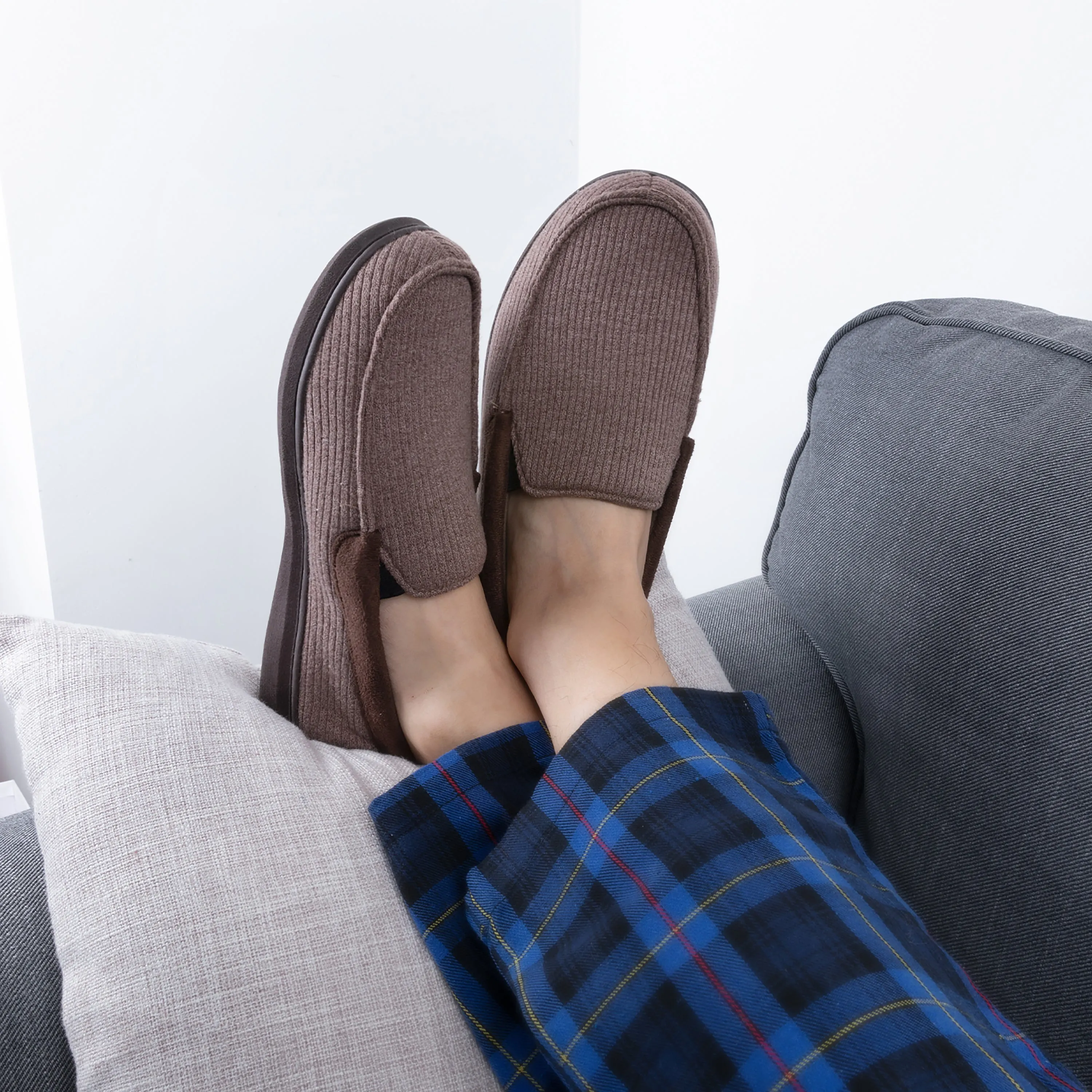 Men's Liam Jersey Knit Moc Slipper