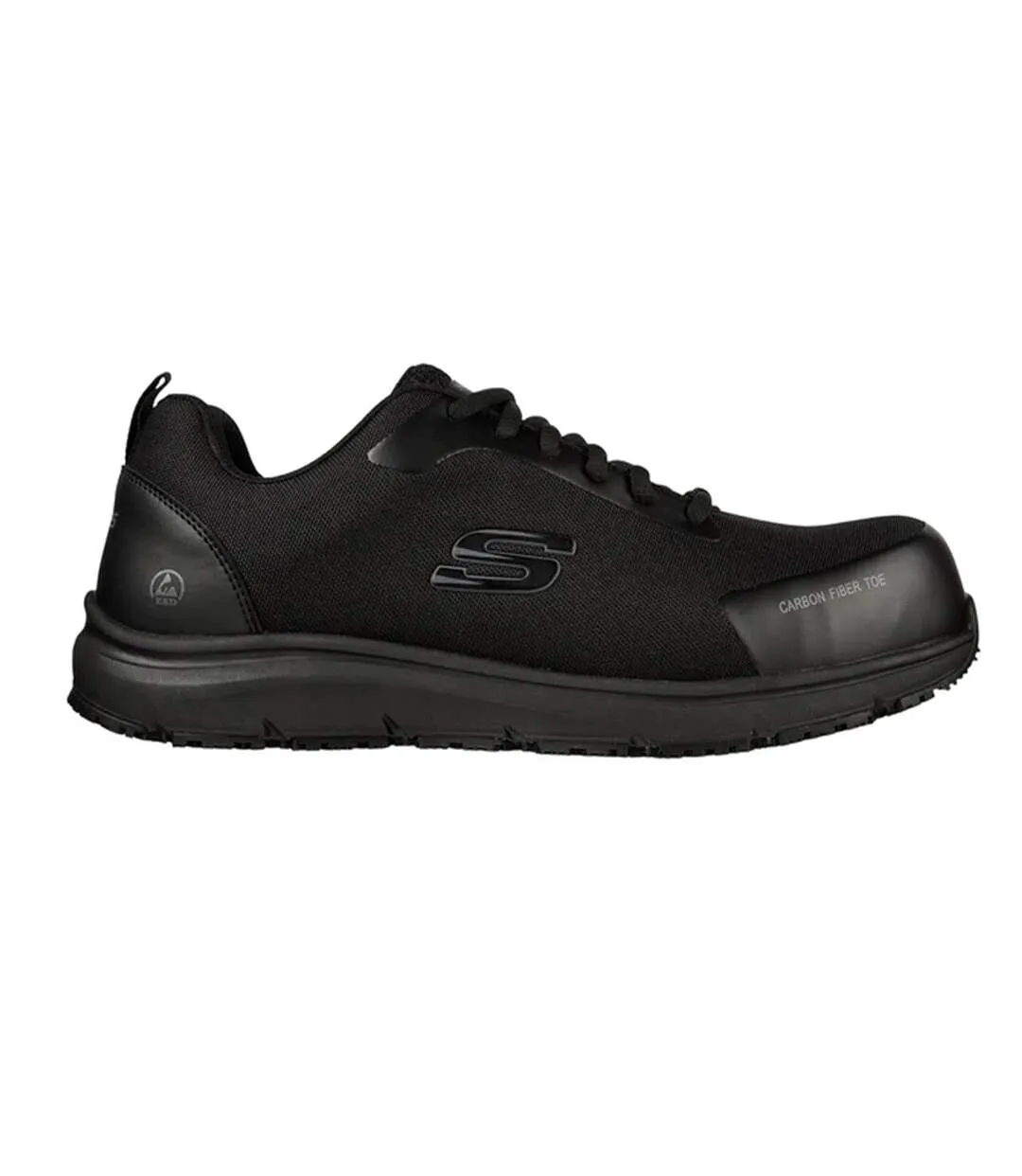 Mens ulmus sr safety trainers black Skechers