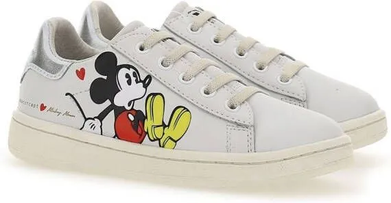 Moa Kids x Disney Mickey graphic-print sneakers White