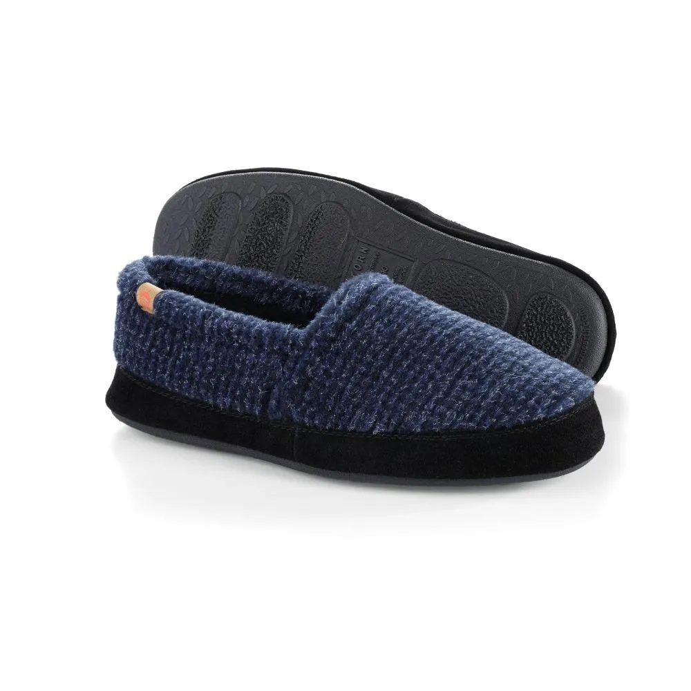 Moc Slipper - Blue Check - Men's