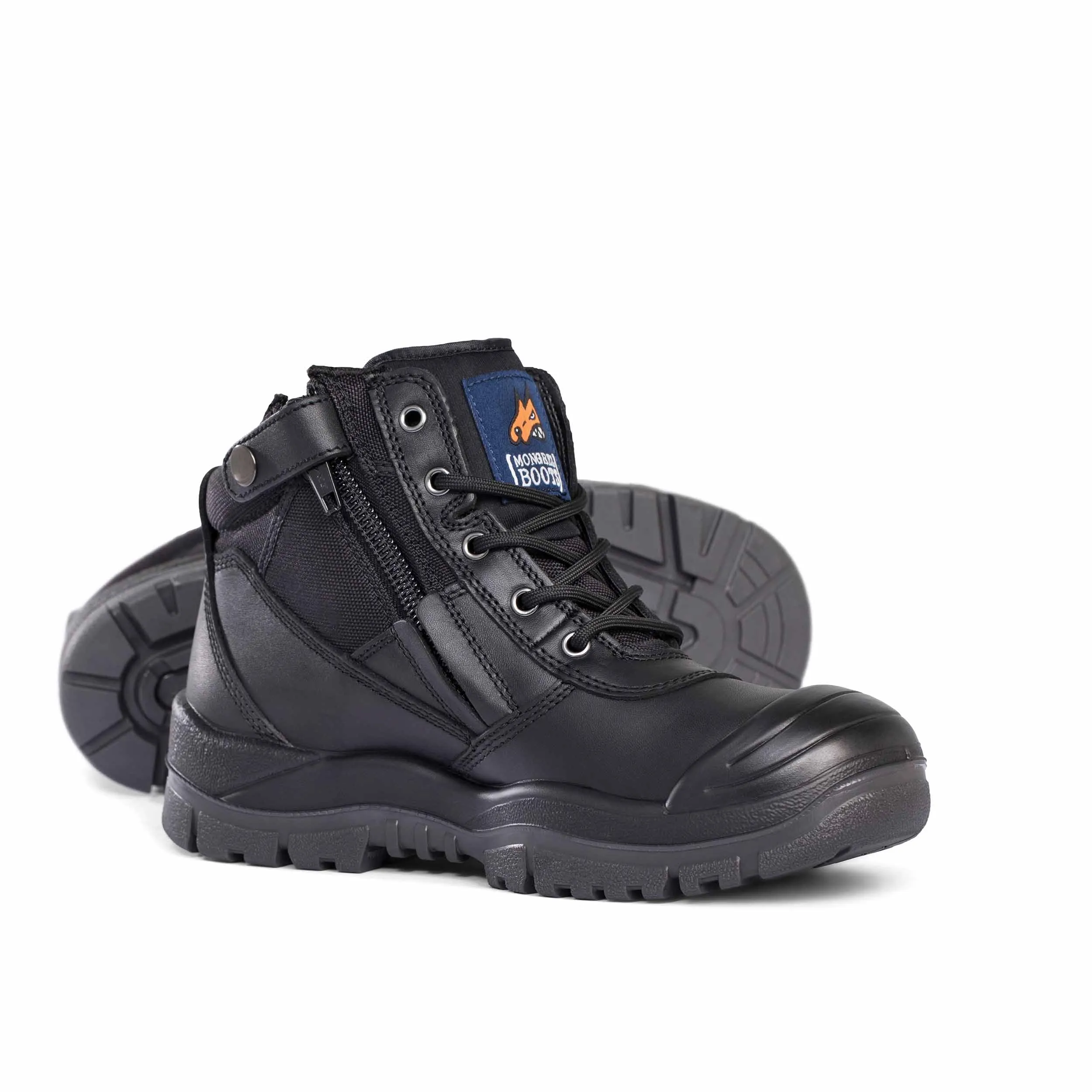 Mongrel ZipSider Boot W/ Scuff Cap (461020)-