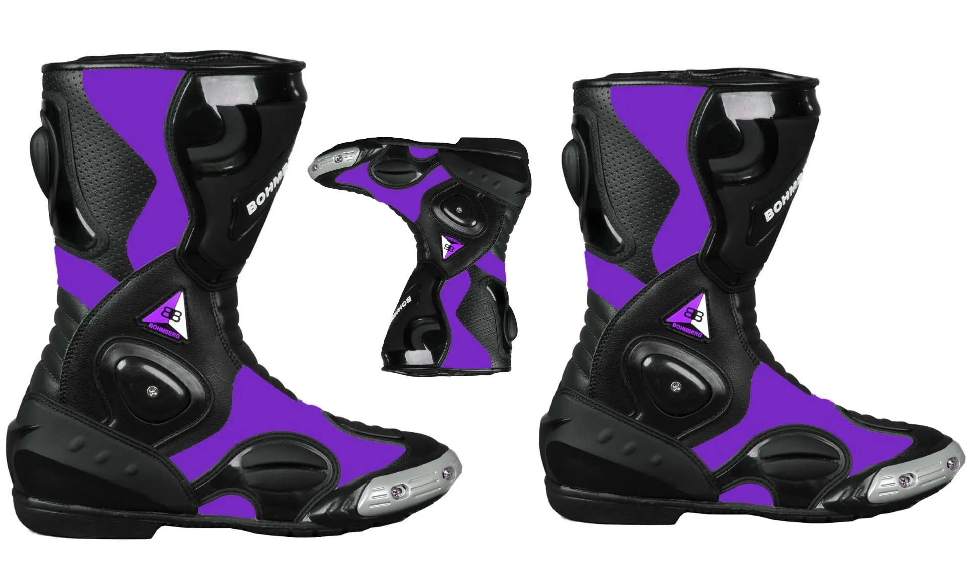 MOTORBIKE RACEING LEATHER BOOT-029