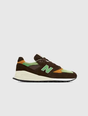 NEW BALANCE 998 MADE IN USA BROWN   BROWN