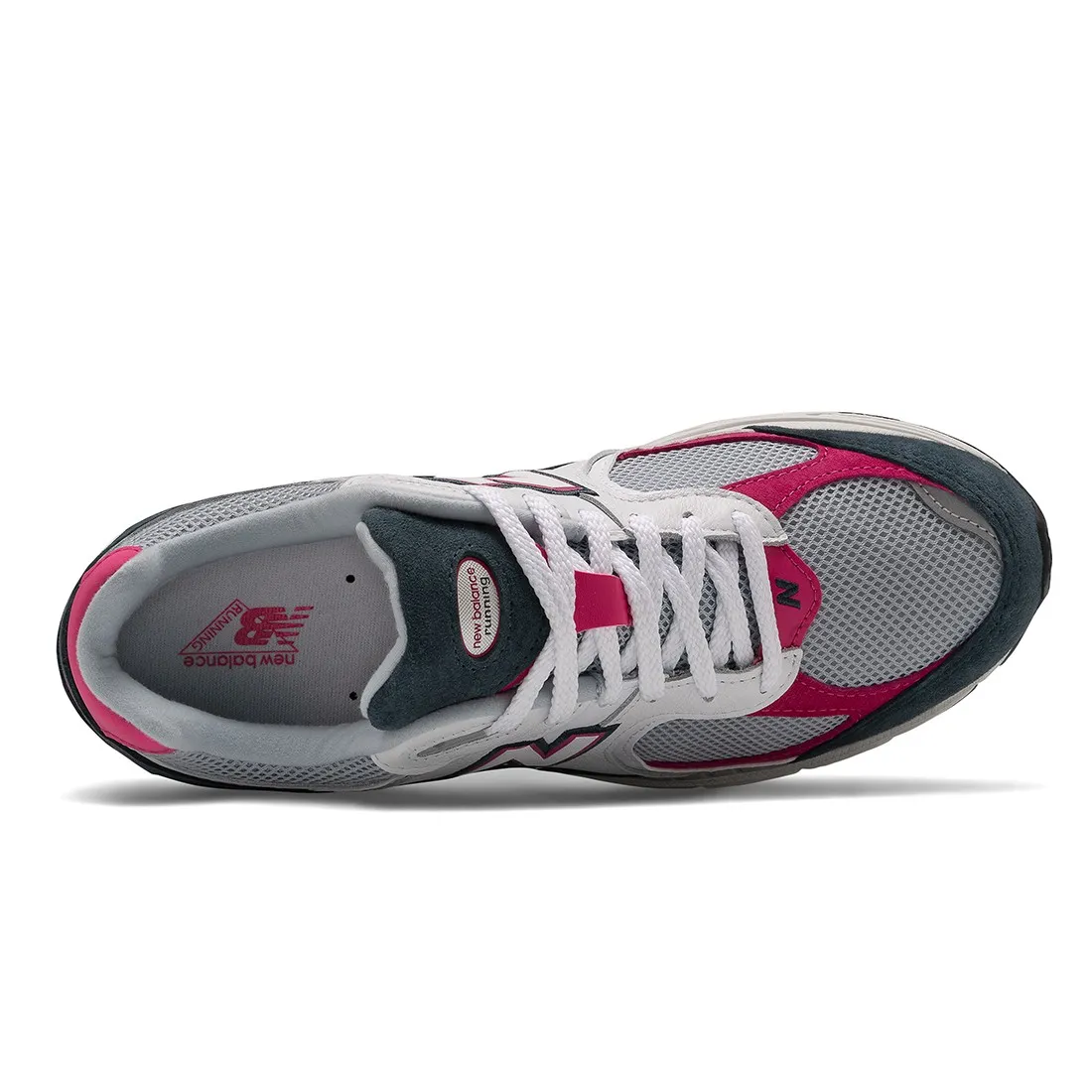 New Balance Men 2002R ML2002RH (white / petrol / exuberant pink)