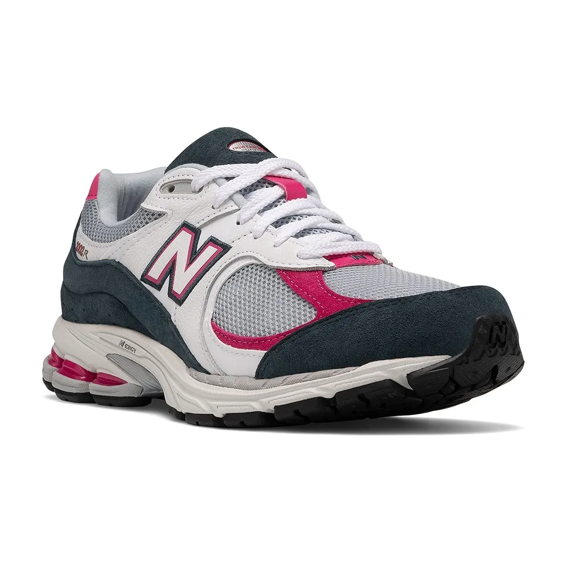 New Balance Men 2002R ML2002RH (white / petrol / exuberant pink)