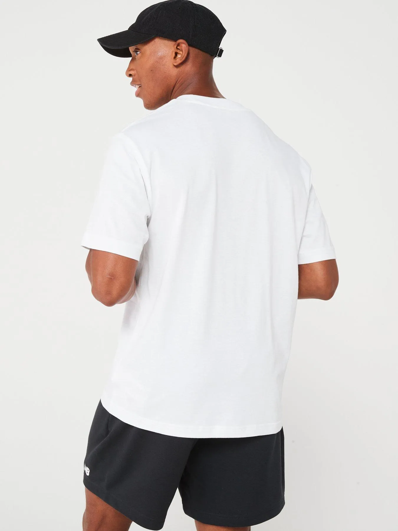 New Balance Mens Small Logo T-Shirt - White