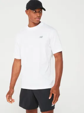 New Balance Mens Small Logo T-Shirt - White