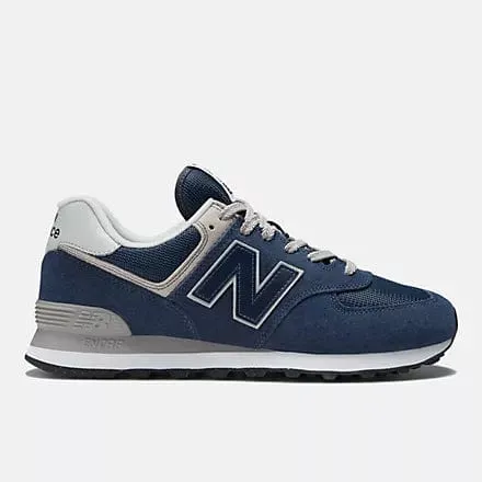 New Balance Women's 574 Classic Sneakers -  Blue / White