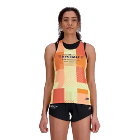 New Balance Women's United Airlines NYC Half Printed Singlet