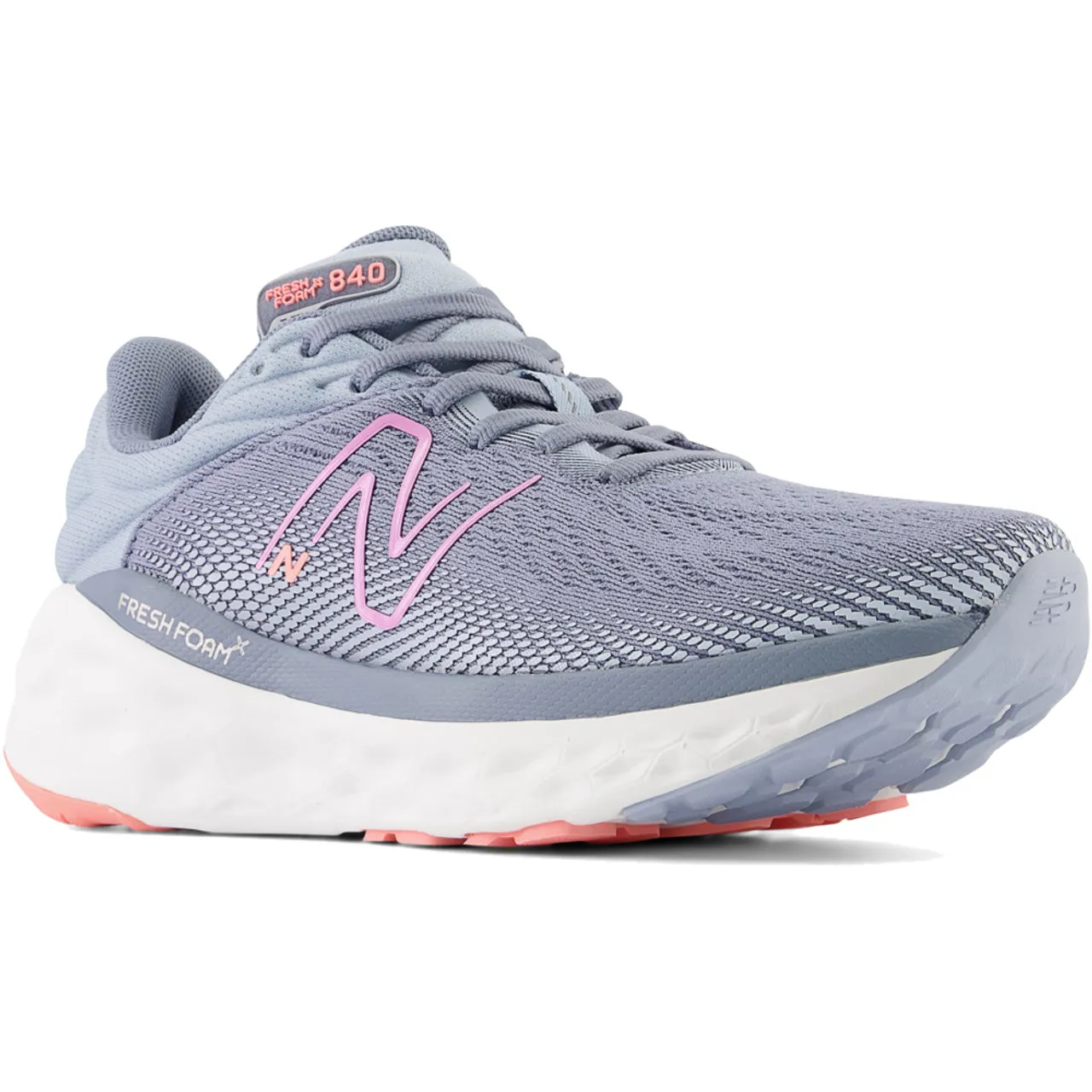 New Balance Women's Fresh Foam X 840v1 - Arctic Grey with Raspberry