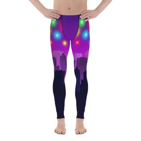 New Year City Men's Leggings