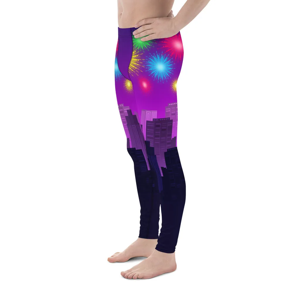 New Year City Men's Leggings