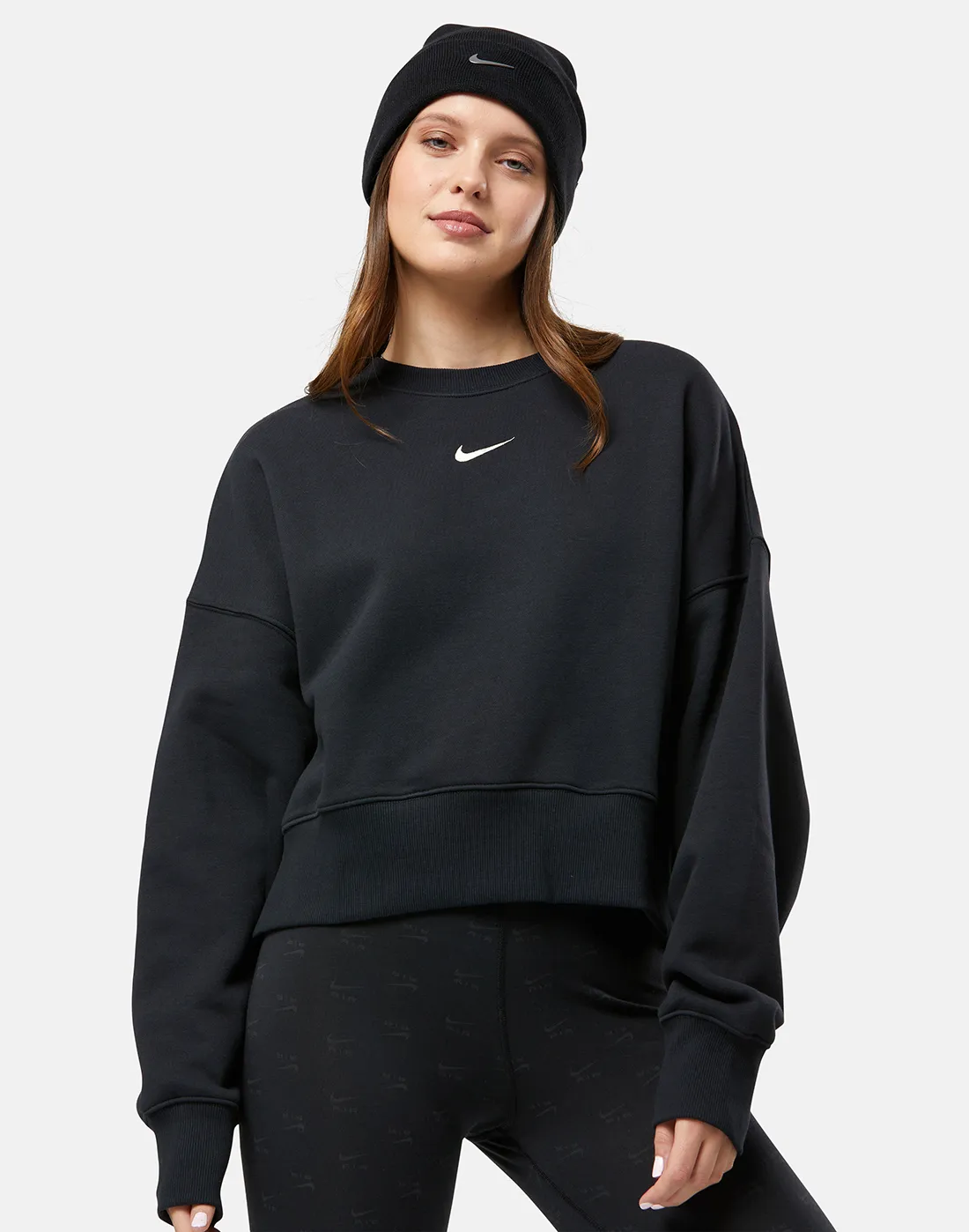 Nike Womens Phoenix Fleece Crew Neck Sweatshirt