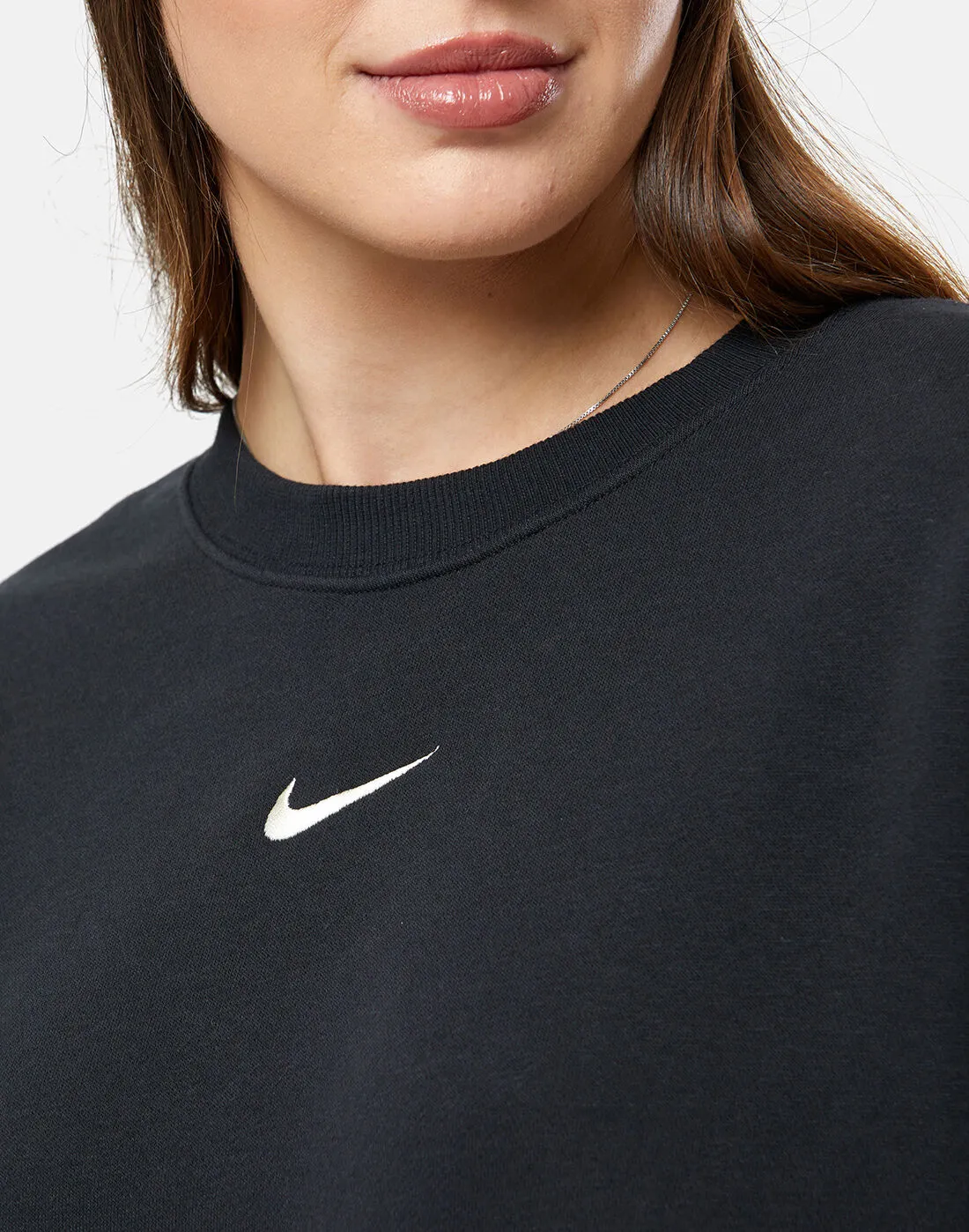 Nike Womens Phoenix Fleece Crew Neck Sweatshirt