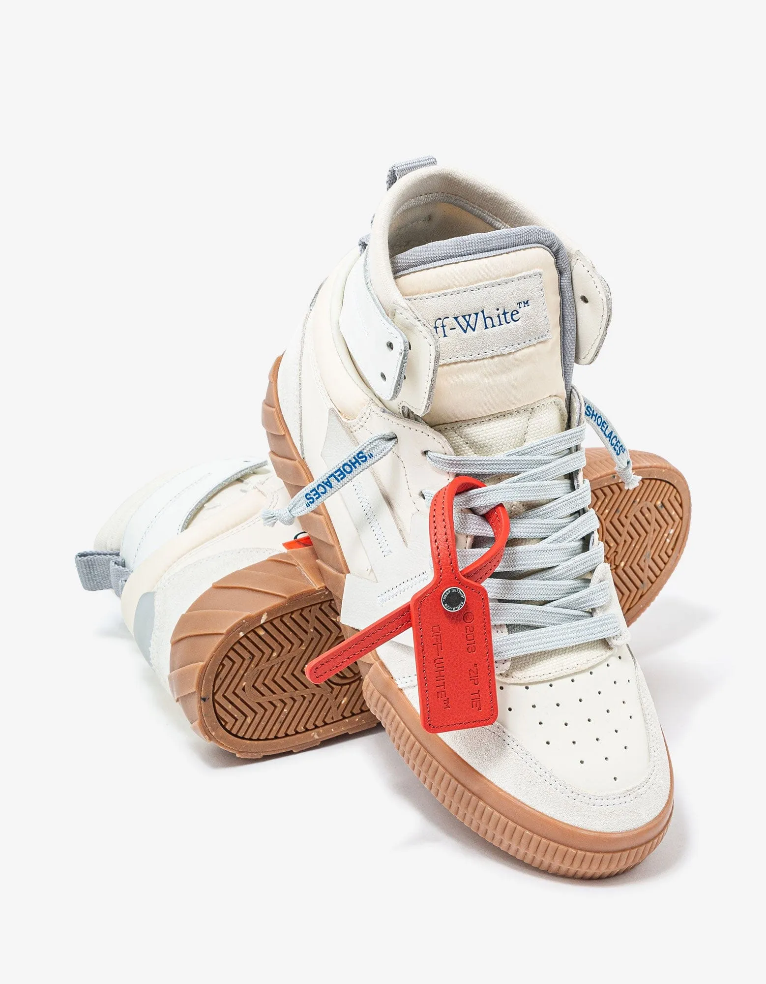 Off-White Floating Arrow White High Top Trainers