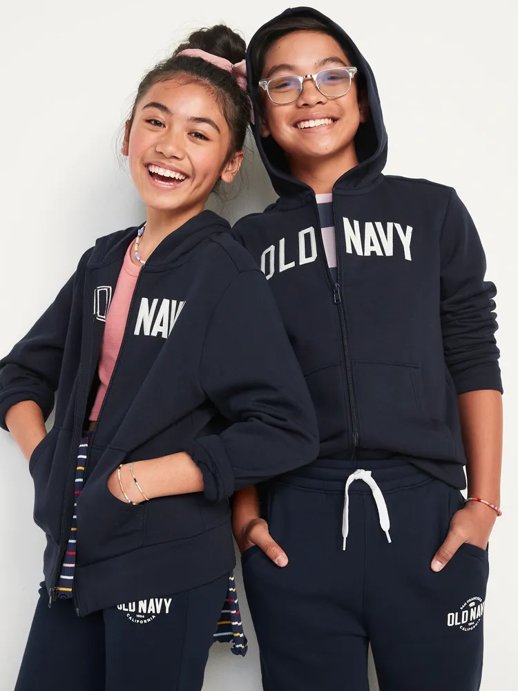 Old Navy Gender-Neutral Logo Zip Hoodie for Kids