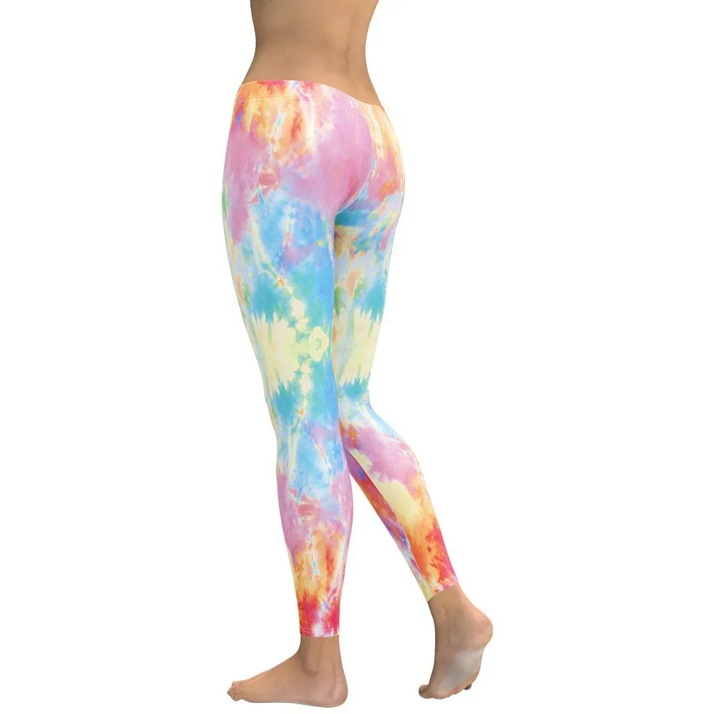 Pastel Tie Dye Leggings