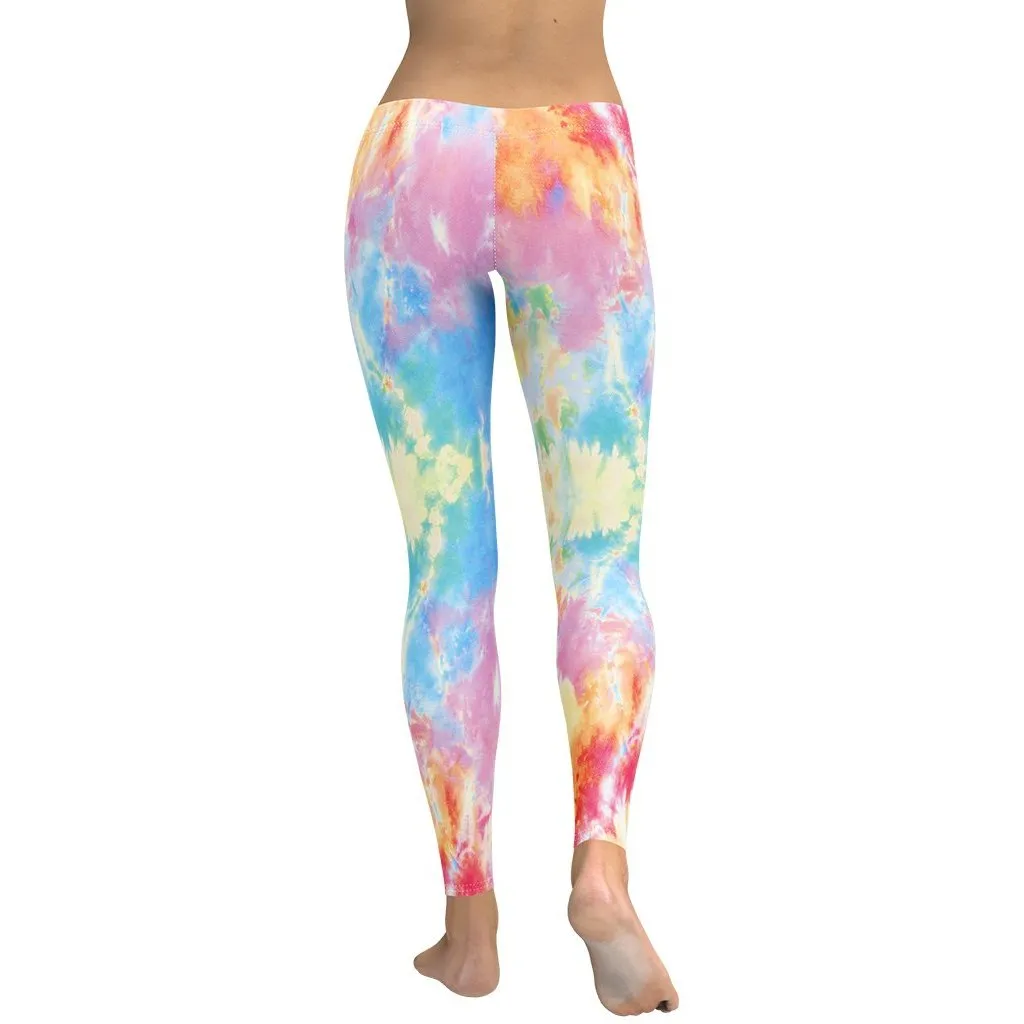 Pastel Tie Dye Leggings