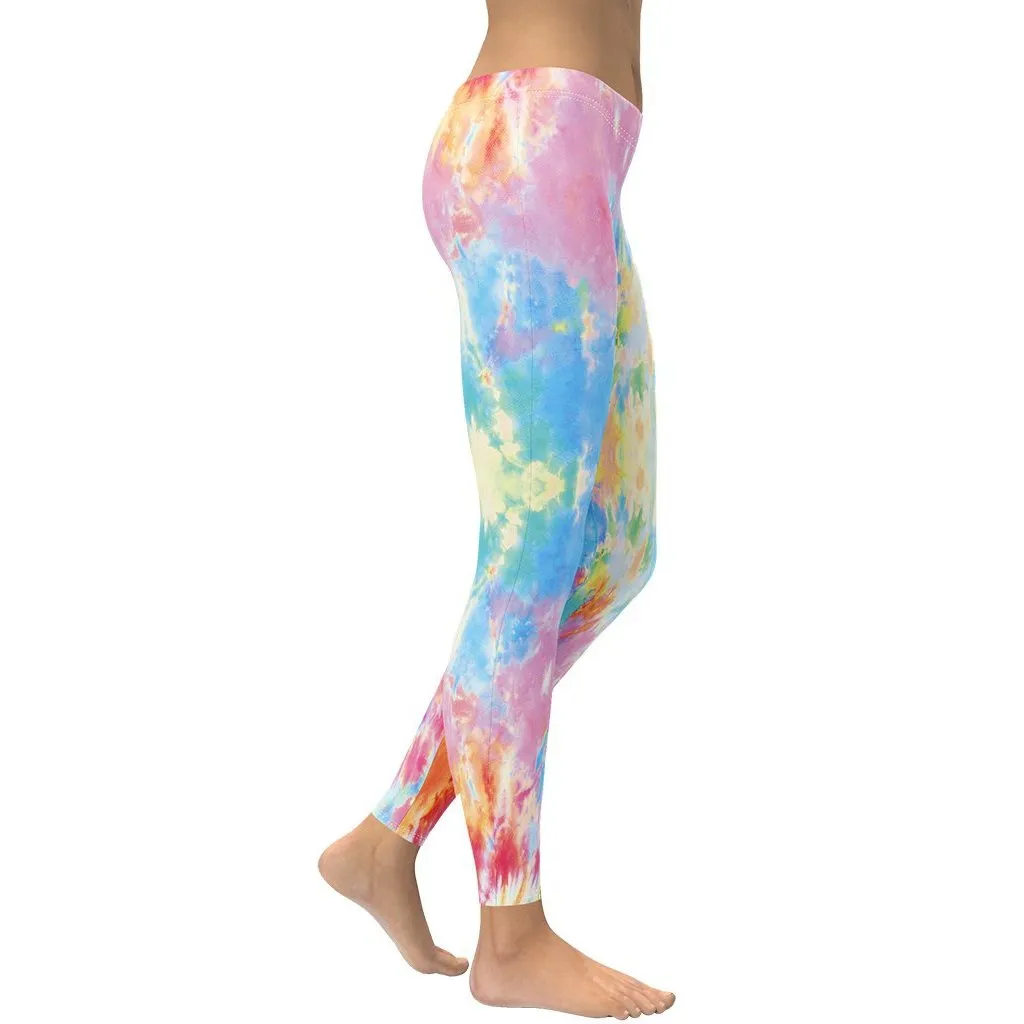 Pastel Tie Dye Leggings